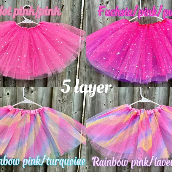 SPARKLE Two tone tutu 4 full layer - Picture 4 of 10